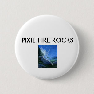 Badge Rond 5 Cm libérez 3, ROCHES du FEU de LUTIN