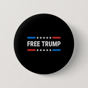 Badge Rond 5 Cm Libérez Donald Trump Soutien républicain Pro Trump