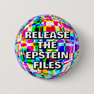 Badge Rond 5 Cm Libérez le bouton Fichiers Epstein