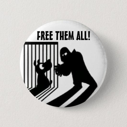 Badge Rond 5 Cm Libérez-les tous (Devant)