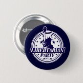 Badge Rond 5 Cm libertarian_light.ai (Devant & derrière)