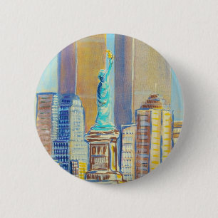 Badge Rond 5 Cm Liberté