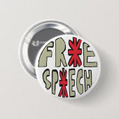 Badge Rond 5 Cm Liberté (Devant & derrière)