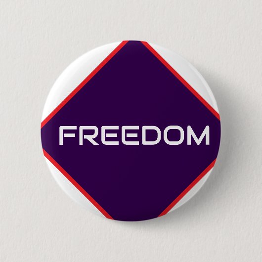 Badge Rond 5 Cm Liberté (Devant)