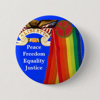 Badge Rond 5 Cm Liberté - bouton