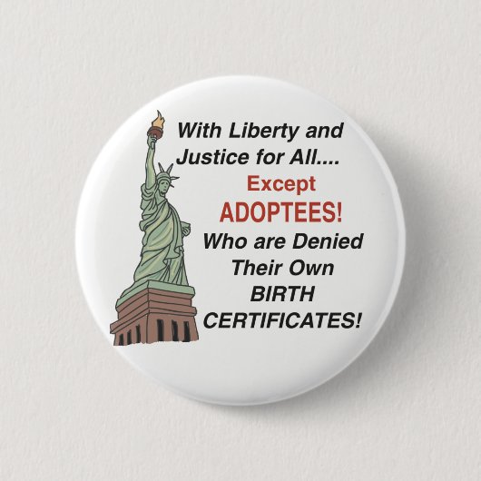 Badge Rond 5 Cm Liberté et justice (Devant)