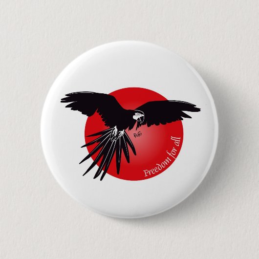 Badge Rond 5 Cm Liberté pour tous les boutons (Devant)