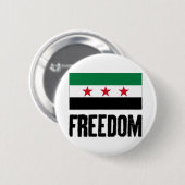 Badge Rond 5 Cm Liberté - Syrie (Devant & derrière)