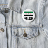 Badge Rond 5 Cm Liberté - Syrie (En situation)