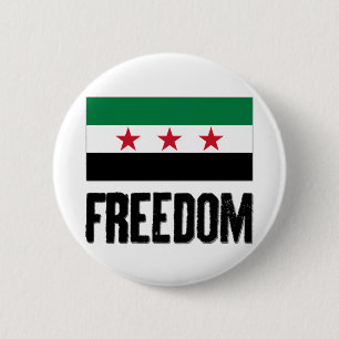 Badge Rond 5 Cm Liberté - Syrie
