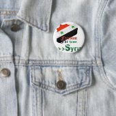 Badge Rond 5 Cm Liberté syrienne (En situation)