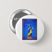 Badge Rond 5 Cm Liberté ukrainienne (Devant & derrière)