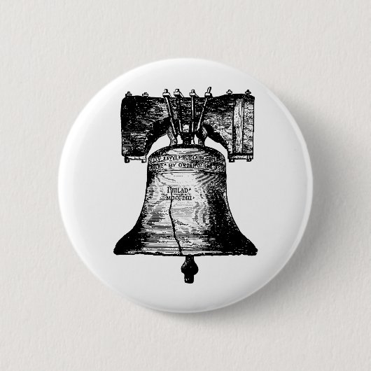 Badge Rond 5 Cm Liberty Bell (Devant)