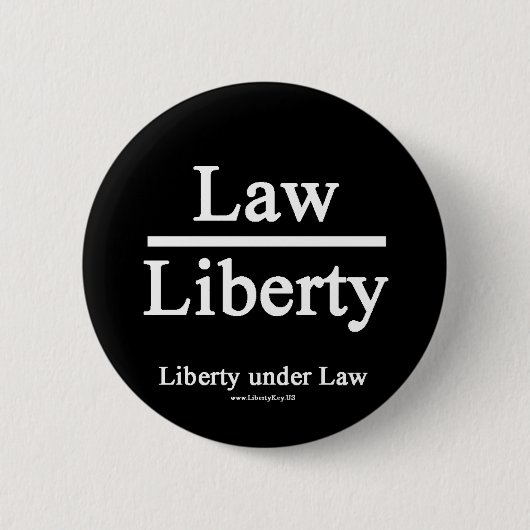Badge Rond 5 Cm Liberty Under Law Combo Button (Devant)
