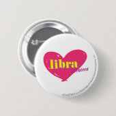 Badge Rond 5 Cm Libra (Devant & derrière)
