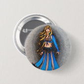 Badge Rond 5 Cm Libra Belly Dancer (Devant & derrière)