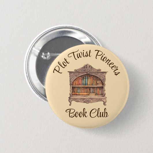 Badge Rond 5 Cm Librairie Fairytale (Devant & derrière)