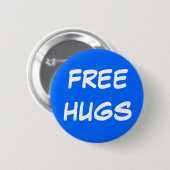 BADGE ROND 5 CM LIBRE, ÉTREINTES (Devant & derrière)