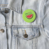 BADGE ROND 5 CM LIBRE PASTÈQUE PALESTINE (En situation)