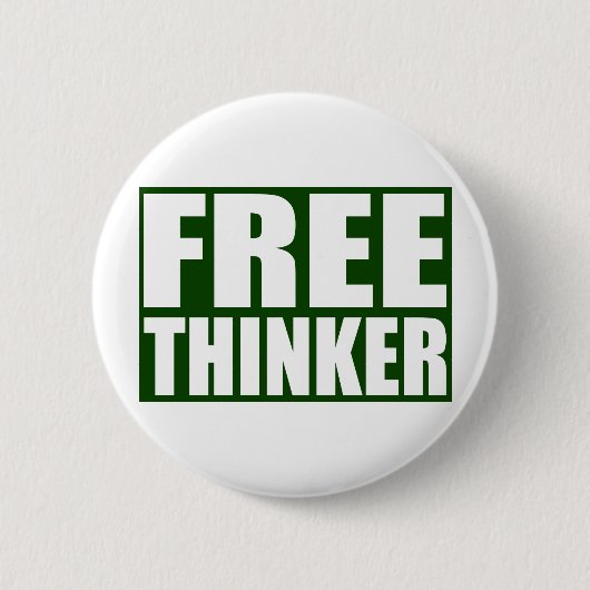 Badge Rond 5 Cm Libre penseur (Devant)