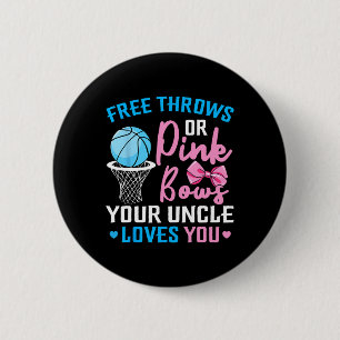 Badge Rond 5 Cm Libre Throws ou Rose Bows Oncle vous aime Genre Re