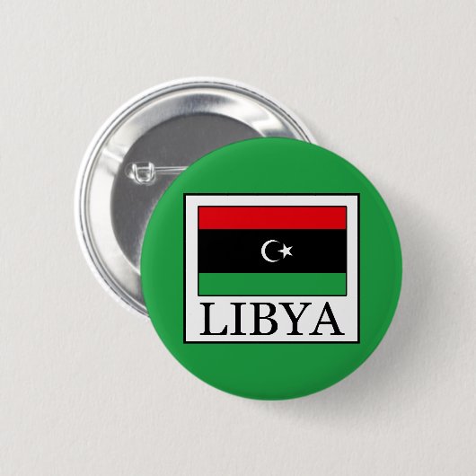 Badge Rond 5 Cm Libye (Devant & derrière)