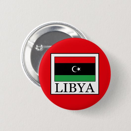 Badge Rond 5 Cm Libye (Devant & derrière)