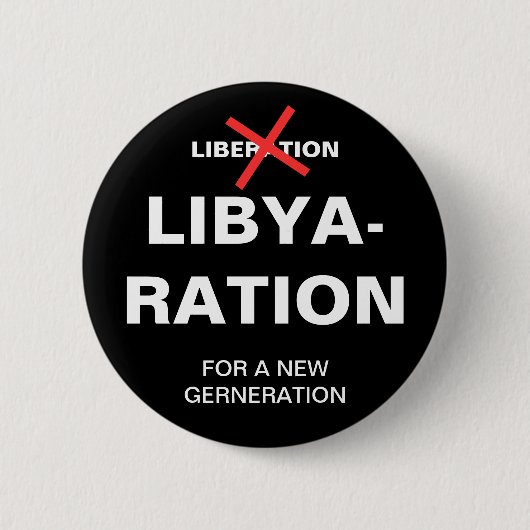 BADGE ROND 5 CM LIBYE-RAISON POUR UNE NOUVELLE GÉNÉRATION (Devant)