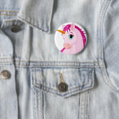 Badge Rond 5 Cm Licorne (En situation)