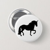 Badge Rond 5 Cm Licorne (Devant & derrière)