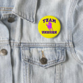 Badge Rond 5 Cm Licorne d'équipe (En situation)