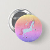 Badge Rond 5 Cm licorne magique (Devant & derrière)