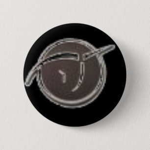 Badge Rond 5 Cm Licorne rose invisible
