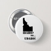 Badge Rond 5 Cm L'Idaho aucune carte d'Udaho (Devant & derrière)