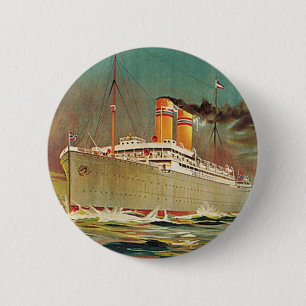 Badge Rond 5 Cm Ligne américaine norvégienne