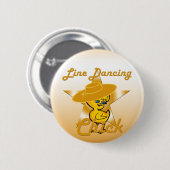 Badge Rond 5 Cm Ligne Dancing Chick #10 (Devant & derrière)