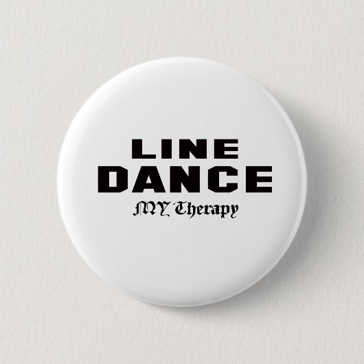 Badge Rond 5 Cm Ligne danse ma thérapie (Devant)