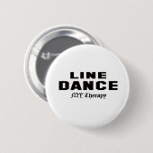 Badge Rond 5 Cm Ligne danse ma thérapie (Devant & derrière)
