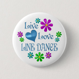 Badge Rond 5 Cm Ligne danse vivante d'amour