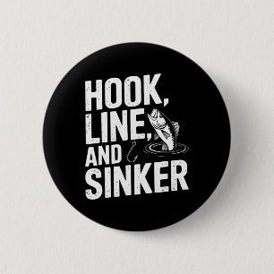 Badge Rond 5 Cm Ligne De Crochet Et Plaisir De Sinker Pour Les Ama