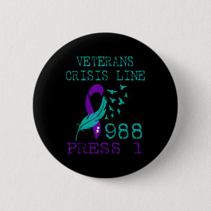 Badge Rond 5 Cm Ligne d'information sur la prévention du suicide c