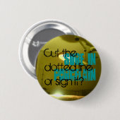 Badge Rond 5 Cm Ligne pointillée Pin (Devant & derrière)