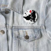 Badge Rond 5 Cm Ligue de la justice| Batman dans Cloud of Bats Pop (En situation)