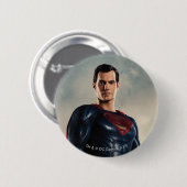Badge Rond 5 Cm Ligue de la justice| Superman On Battlefield (Devant & derrière)