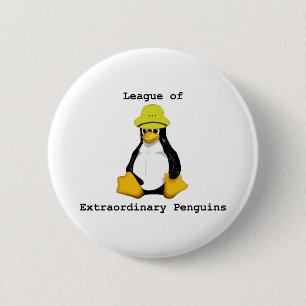 Badge Rond 5 Cm Ligue des pingouins extraordinaires 2