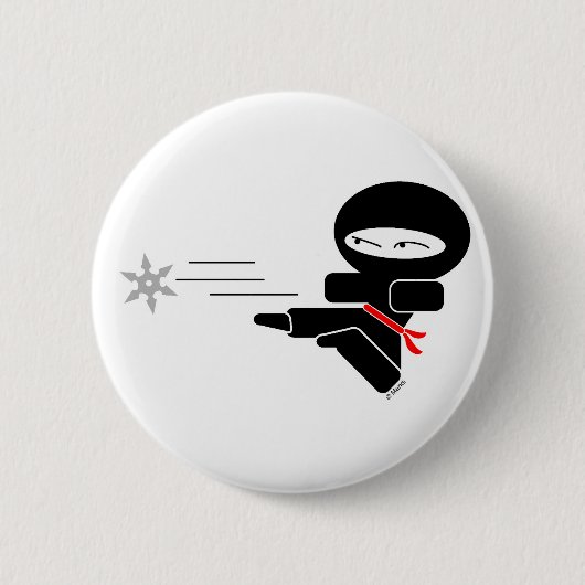 Badge Rond 5 Cm Lil Ninja (Devant)