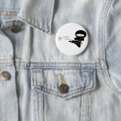 Badge Rond 5 Cm Lil Ninja (En situation)