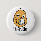 Badge Rond 5 Cm Lil Spuddy Funny Potato Pun (Devant)