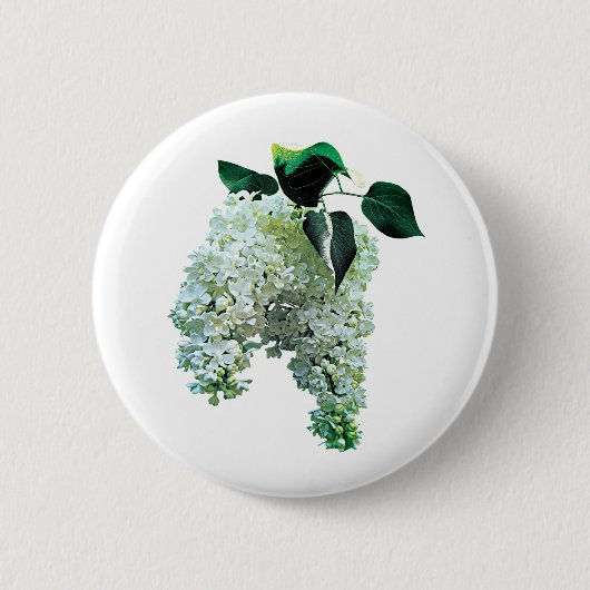 Badge Rond 5 Cm Lilas blancs (Devant)