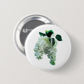 Badge Rond 5 Cm Lilas blancs (Devant & derrière)